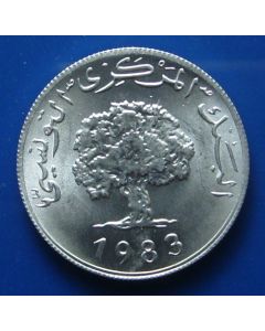 Tunisia  5 Millim1983km# 282  unc