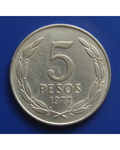Chile  5 Pesos1977 km# 209 