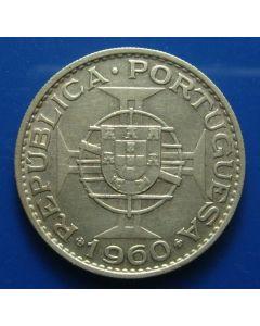 Mozambique  20 Escudos1960 km# 80   Schön# 25b