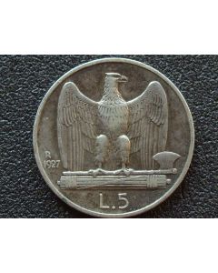 Italy km# 67.25 Lire1929