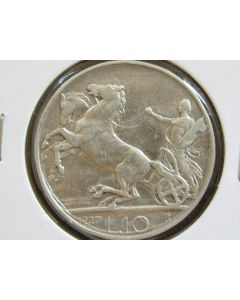 Italy km# 68.1 10 Lire1927