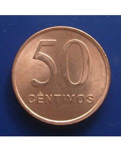 Angola 50 Centimos 1999	 unc