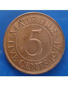 Mauritius  5 Cents1971km# 34