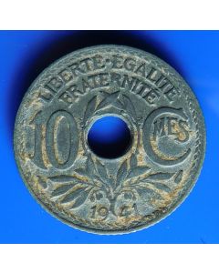 France  10 Centimes1941 km# 895 