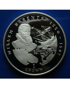 Isle of Man 	 Crown	2000	 Willem Barents – Silver