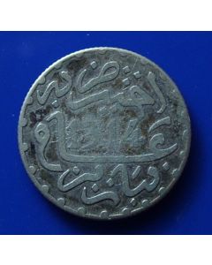 Morocco   ½ Dirham ah1314 Y# 4 