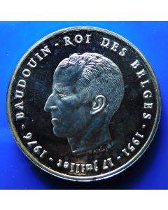 Belgium 	 250 Francs	1976	 - Roi Des Belges- Silver Jubilee of King - Silver
