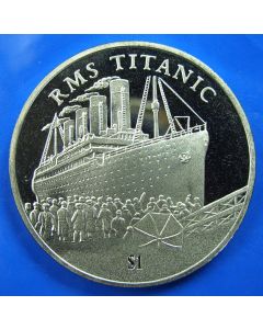 Sierra Leone 	 Dollar	2002	 RMS Titanic at dock