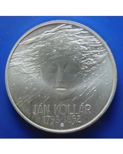Slovakia	 200 Korun 1993	200th Anniversary - Birth of Jan Kollar – Silver