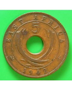 East Africa  5 Cents1942km# 25.2  Schön# 28