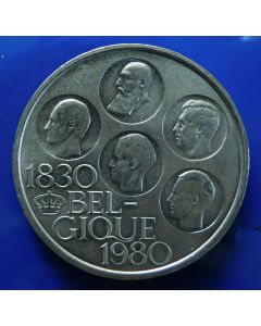 Belgium 	 500 Francs	1980	 - 150th Anniversary of Independence / french