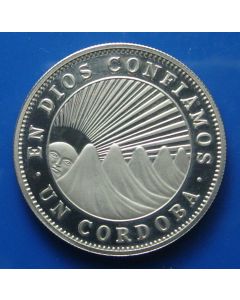 Nicaragua  Cordoba1972 km#26  Proof