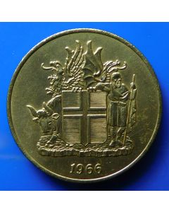 Iceland 2 Kronur1966 km# 13a1  Schön# 20