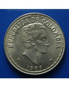 Colombia  20 Centavos1966 km# 215.3