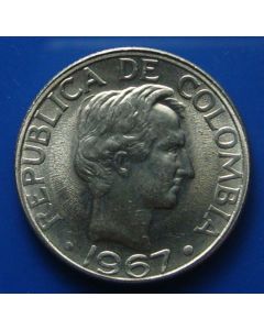 Colombia  20 Centavos1967 km# 227 