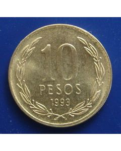 Chile  10 Pesos1993 km# 228.2