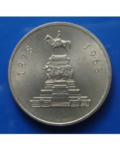 Bulgaria 	 Lev	1969	90th Ann.Liberation From Turks