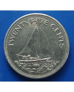 Bahamas 25 Cents1979km# 63.1