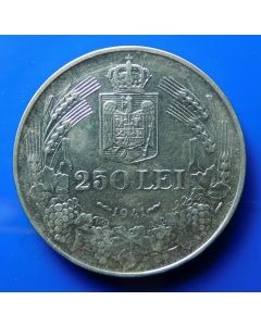 Romania  250 Lei 1941Bkm# 59.3 