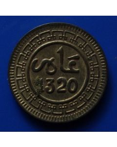 Morocco   Muzana AH1320 Y# 14.1