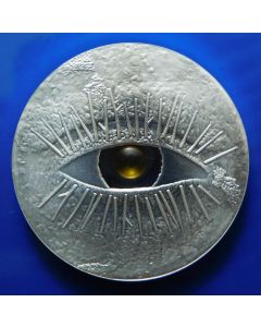  Latvia 	 Lats	2010	 Eye with amber as pupil - Silver / Proof – in orig. box