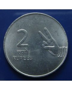 India  2 Rupees2009 km#327 