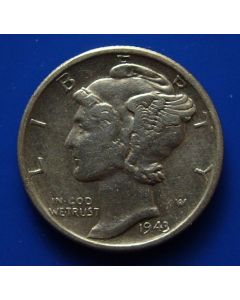 United States Dime 1943km# 140