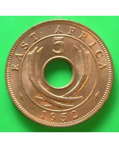 East Africa  5 Cents1952km# 33   Schön# 33