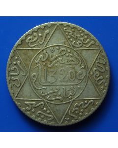 Morocco   ¼ Rial AH1320 Pa Y# 20.3