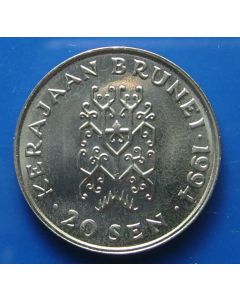 Brunei  20 Sen1994 km# 57