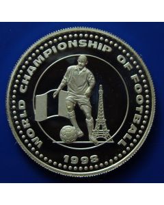 Uganda 	 2000 Shillings	1996	 W.C. and Eifel Tower - Silver / Proof