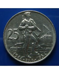 Czechoslovakia 25 Korun1954km# 41