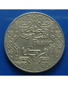Morocco   Franc1921 Y# 36.1  