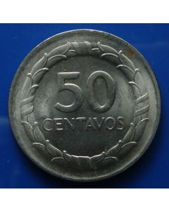 Colombia  50 Centavos1967 km# 228 