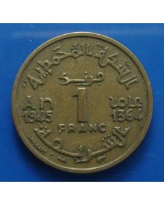 Morocco   Franc1945 Y# 41 