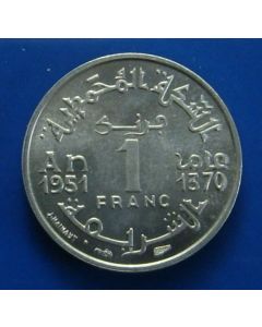 Morocco   Franc1951 Y# 46