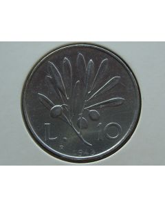 Italy km# 9010 Lire1948