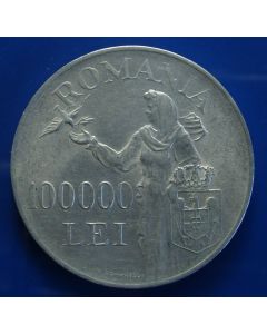 Romania  100000 Lei1946km# 71