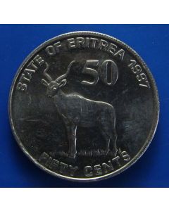 Eritrea 50 Cents1997km# 47 