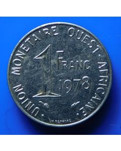 West African States  Franc1978 km# 8 Schön# 17