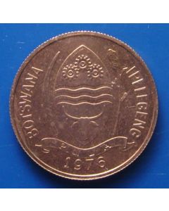 Botswana 	 5 Thebe	1976	  - Toko Bird 