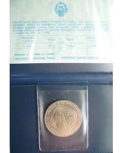 Yugoslavia  5 Dinara1990km#145 Schön#140