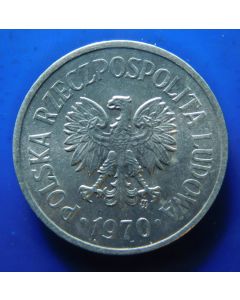 Poland  10 Groszy1970 Y# AA47     Schön# 39