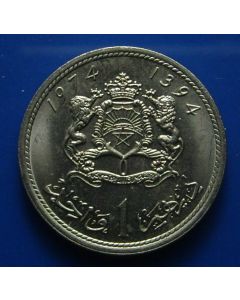 Morocco   Dirham1974 Y# 63 