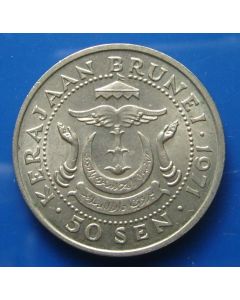 Brunei 	 50 Sen	1971	  - Sultan Hassanal Bolkiah 