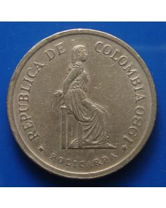 Colombia  5 Pesos1980 km# 268