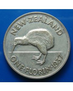 New Zealand  Florin1937 km# 10.1 