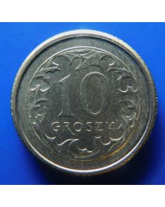 Poland  10 Groszy1993 Y# 279   Schön# 285