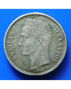 Venezuela  50 Centimos1954 Y# 36 