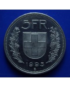 Switzerland 5 Francs1995 Bkm# 40a4